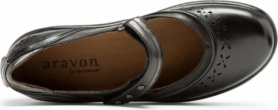 Aravon Shoes Duxbury Dolly Black - Extra Wide