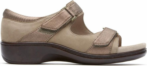 Aravon Shoes Duxbury Two Strap Nude - Wide