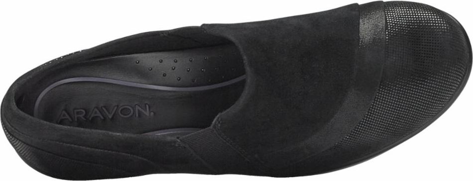 Aravon Shoes Kitt Twin Gore Black - Extra Wide