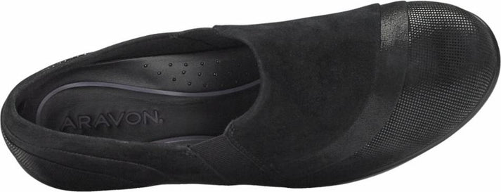 Aravon Shoes Kitt Twin Gore Black - Wide