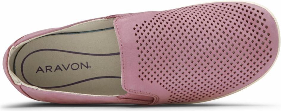 Aravon Shoes Lia Slipon Pink - Extra Wide