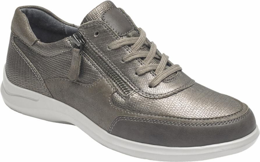 Aravon Shoes Power Comfort Tie Silver - Extra Wide