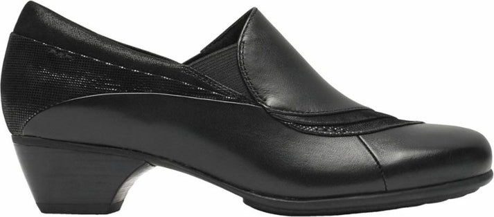 Aravon Shoes Provence Asym Slipon Black - Extra Wide