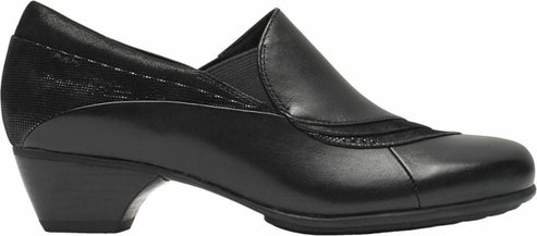 Aravon Shoes Provence Asym Slipon Black - Wide