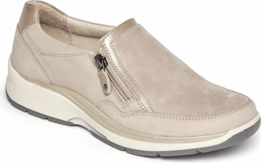 Aravon Shoes Pyper Side Zip Nude - Extra Wide