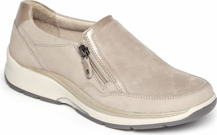 Aravon Shoes Pyper Side Zip Nude - Narrow