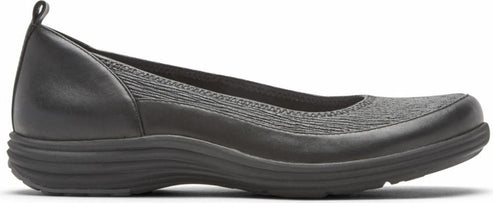 Aravon Shoes Quinn Ballet Flat Black - Extra Wide