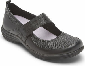 Aravon Shoes Quinn Mary Jane Black - Extra Wide