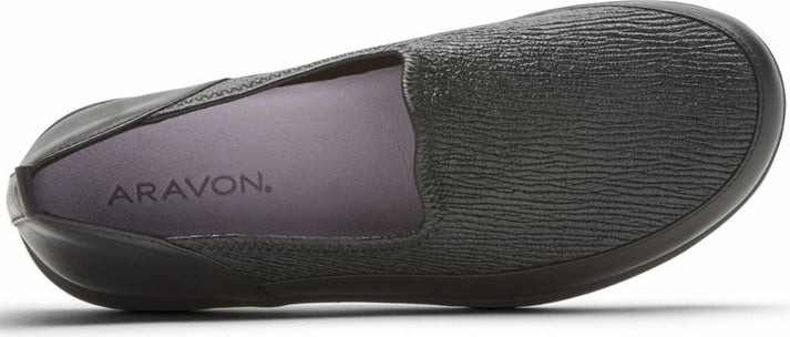 Aravon Shoes Quinn Slipon Black - Narrow