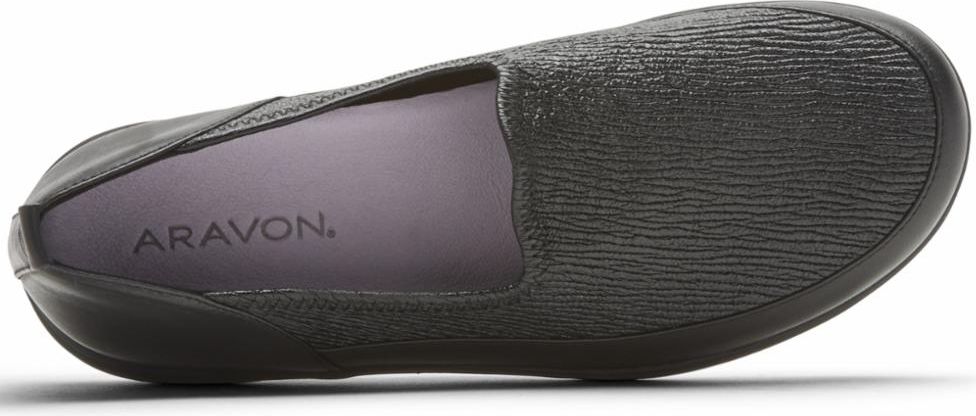 Aravon Shoes Quinn Slipon Black - Wide