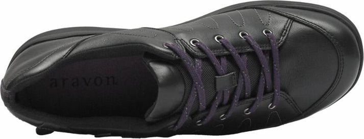 Aravon Shoes Rev Stridarc Waterproof Savor Black - Extra Wide