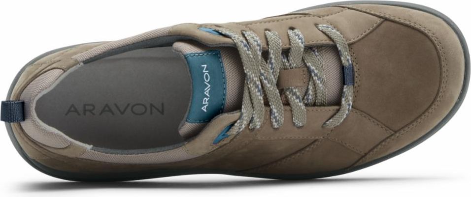 Aravon Shoes Rev Stridarc Waterproof Tie Grey - Extra Wide