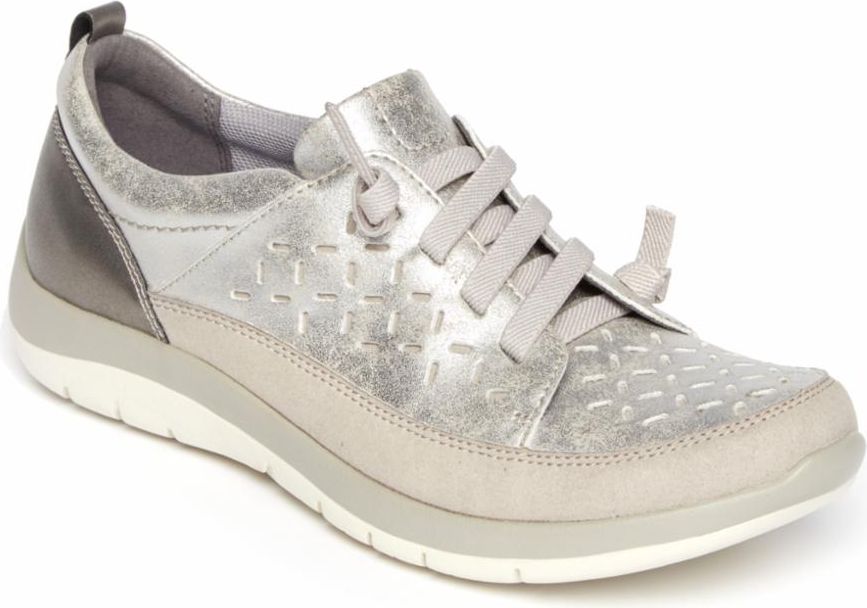 Aravon Shoes Wembly Lace Silver - Extra Wide