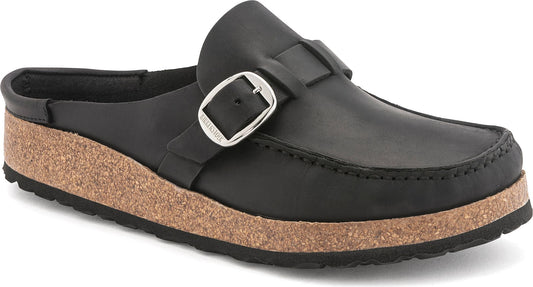 Birkenstock Clogs Buckley Black Oiled Leather - Narrow