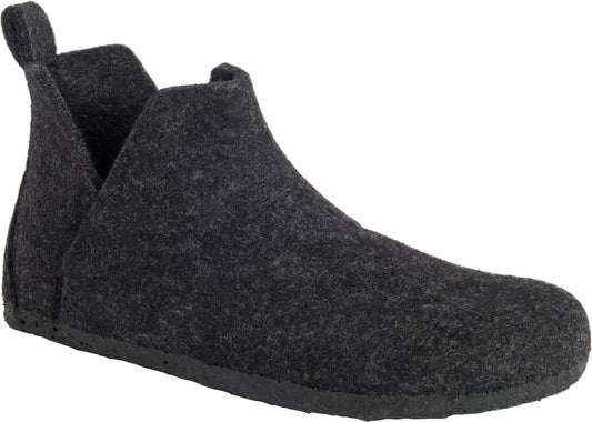 Birkenstock Slippers Andermatt Wool Felt Anthracite - Narrow