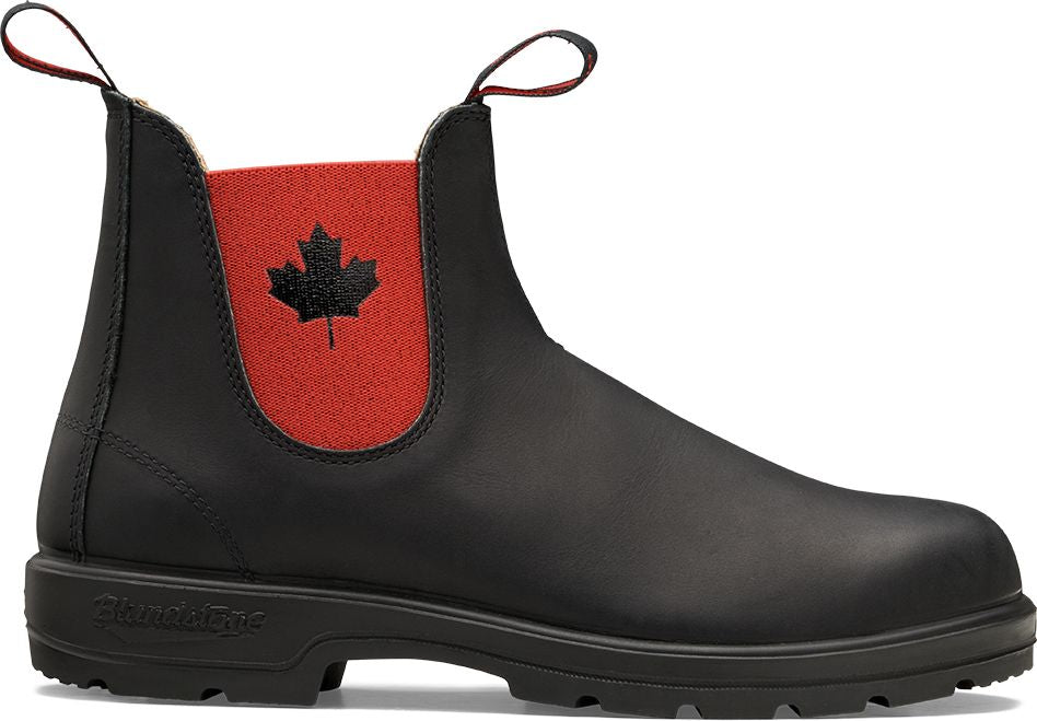 Blundstone 1474 Classic Eh Boot In Black With Red Elastic