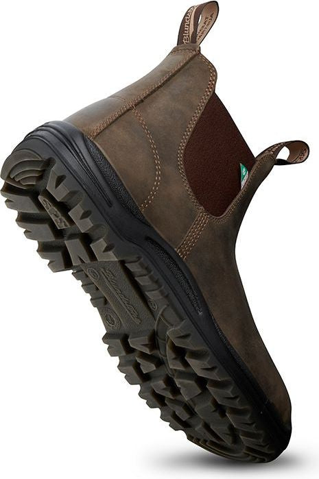 BLUNDSTONE WORK SAFETY 180 CSA WAXY RUSTIC BROWN 7