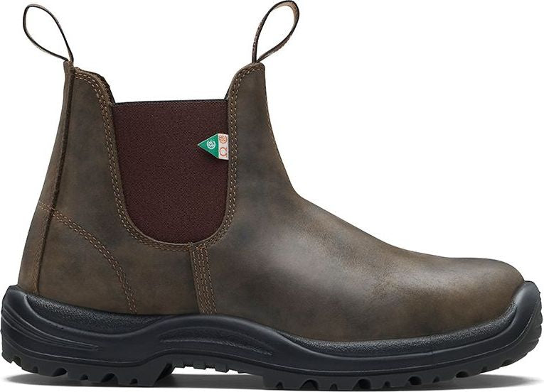 Blundstone 180 Work Safety Boot Waxy Rustic Brown