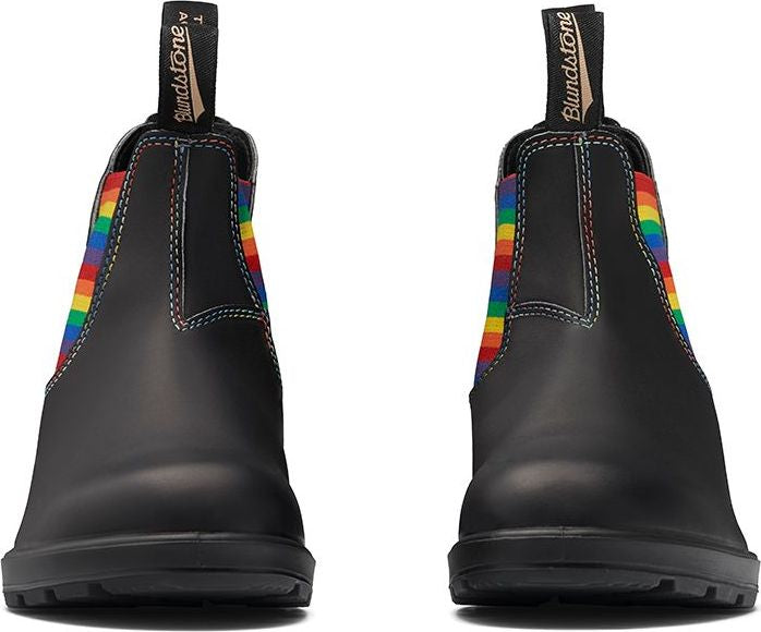 Blundstone 2105 Original Black With Rainbow Elastic Contrast