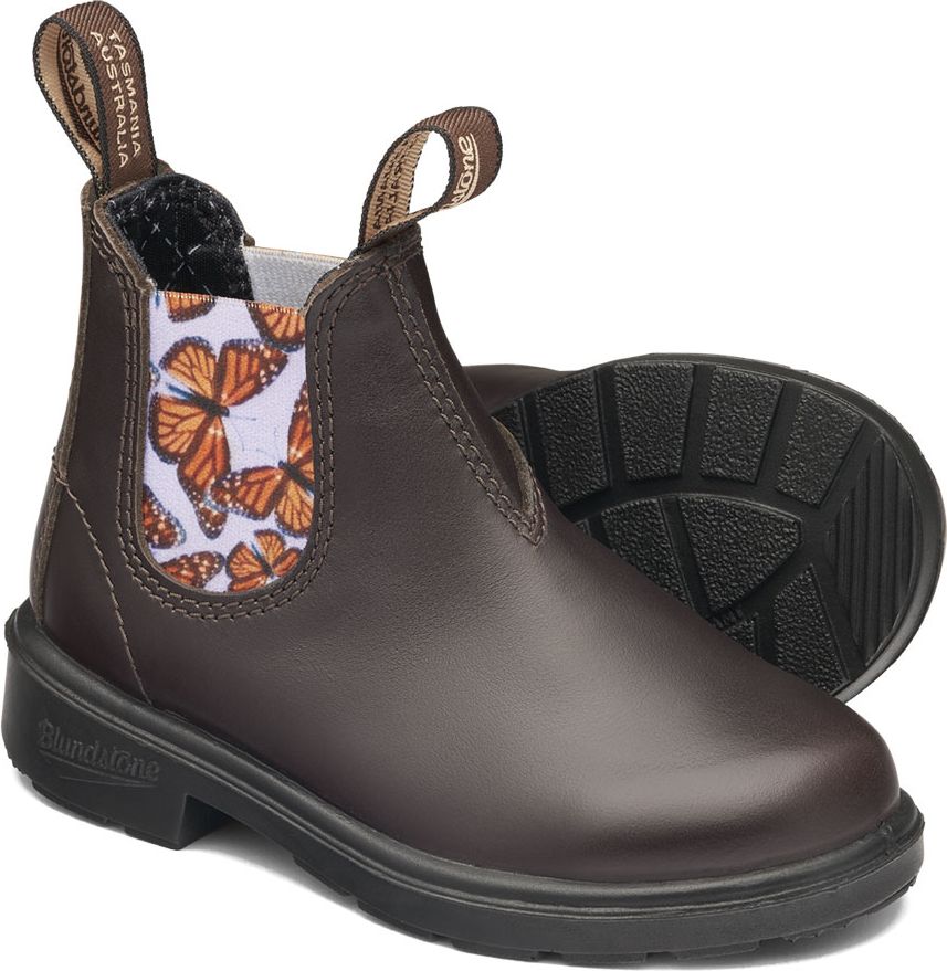 Blundstone 2395 Kids Brown With Butterfly Elastic