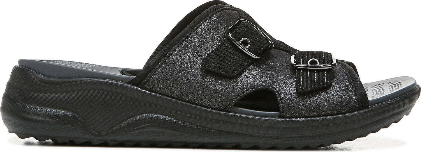 Bzees Sandals Always Sandal Black Shimmer - Wide