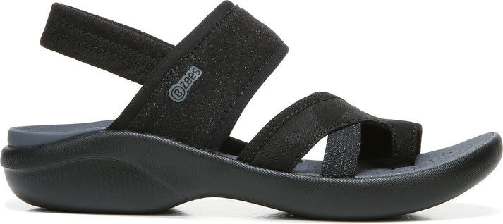 Bzees Sandals Call Me Sandal Black-wide