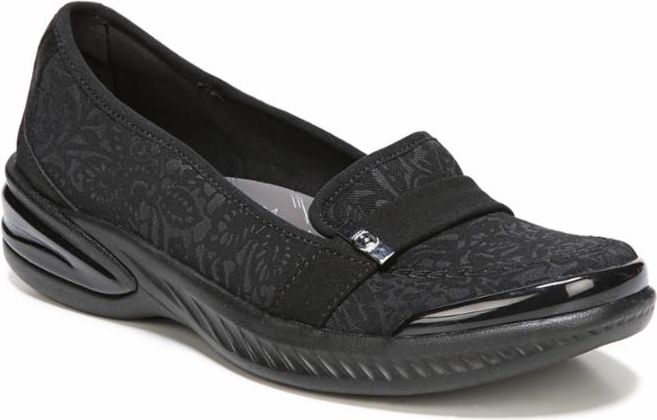 Bzees Shoes Nugget Black Tonal Floral - Wide