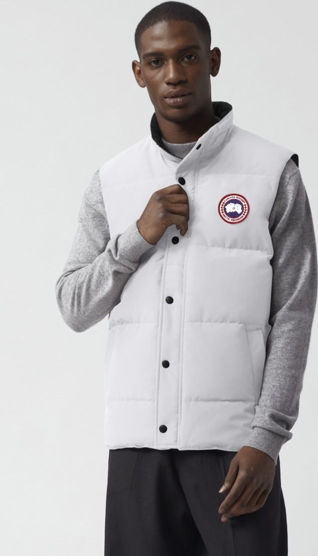 White canada discount goose vest