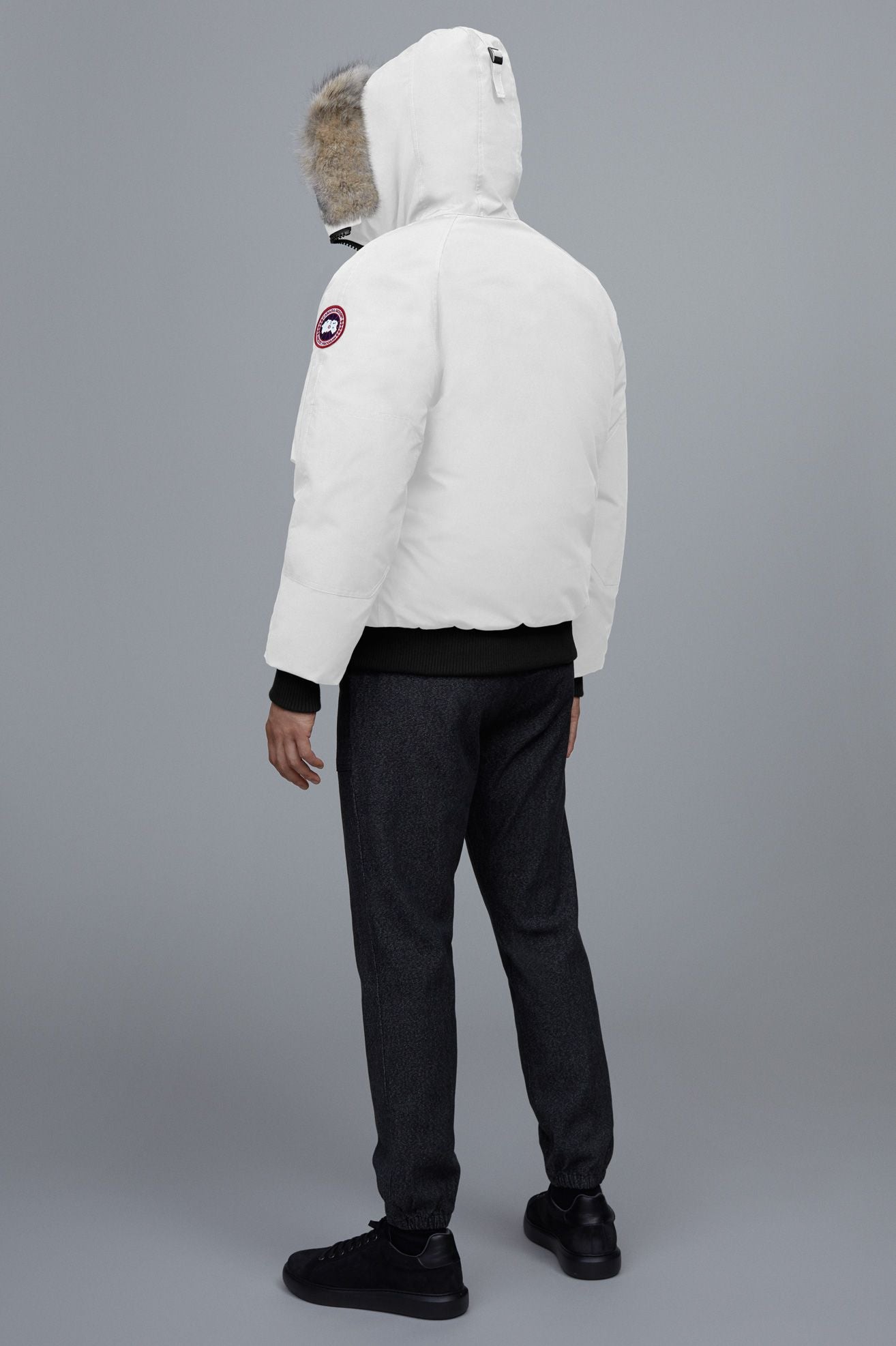 Canada goose chilliwack bomber white mens best sale