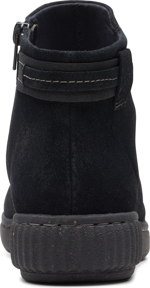 Clarks Boots Caroline Derby Black Suede