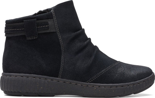 Clarks Boots Caroline Derby Black Suede