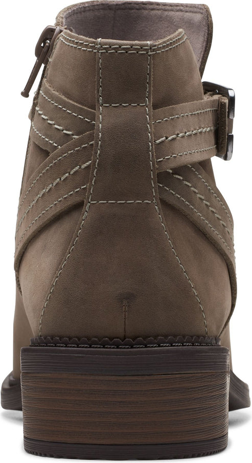 Clarks Boots Maye Strap Dark Taupe