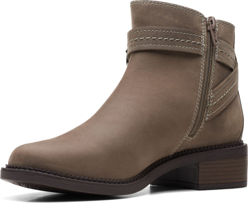 Clarks Boots Maye Strap Dark Taupe