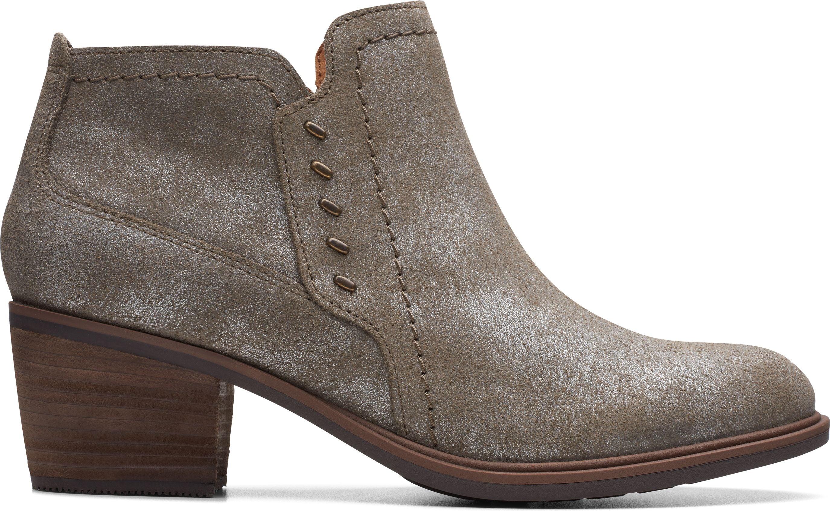 Clarks metallic outlet boots