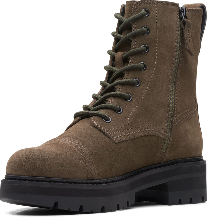 Clarks Boots Orianna Cap Dark Olive