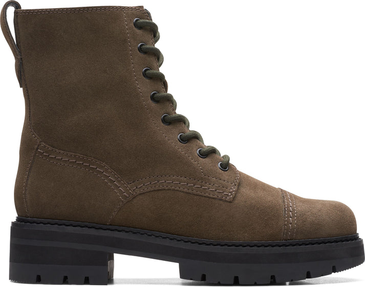 Clarks Boots Orianna Cap Dark Olive