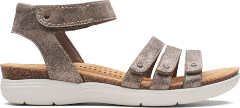 Clarks Sandals April Dove Silver