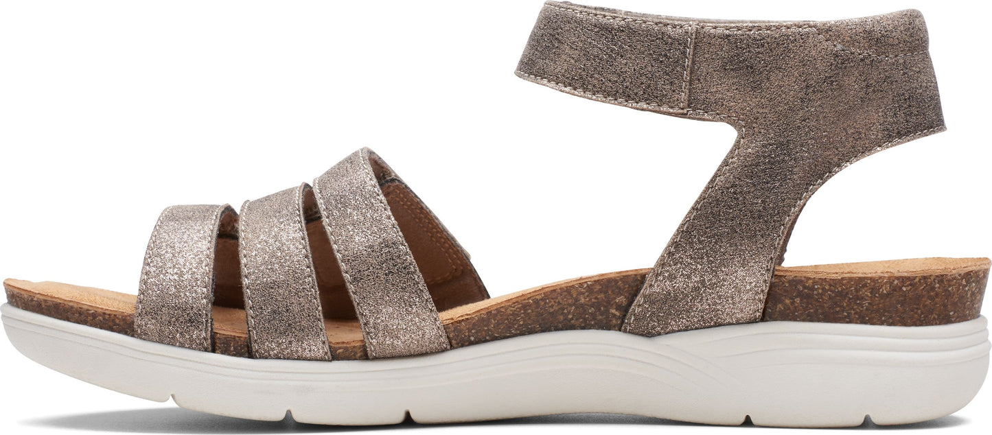 Clarks Sandals April Dove Silver