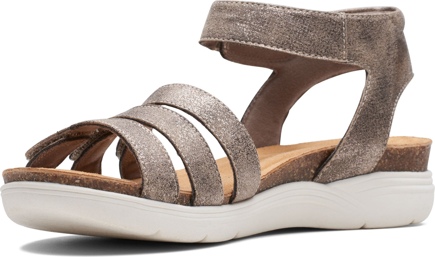 Clarks Sandals April Dove Silver