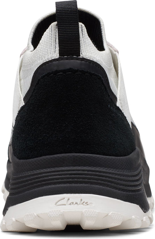 Clarks Shoes Atl Trek Knit Waterproof White/black