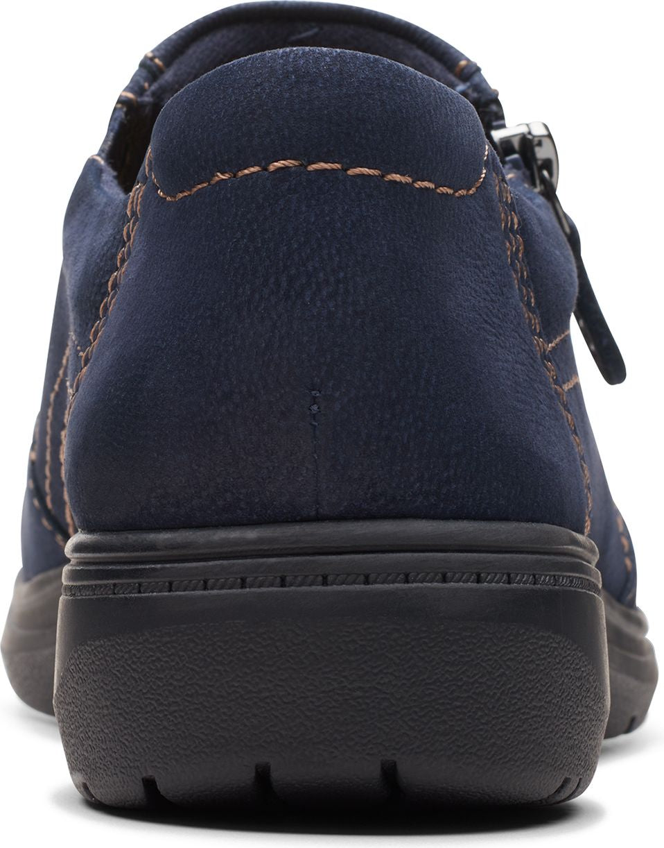 Clarks Shoes Carleigh Ray Navy Nubuck