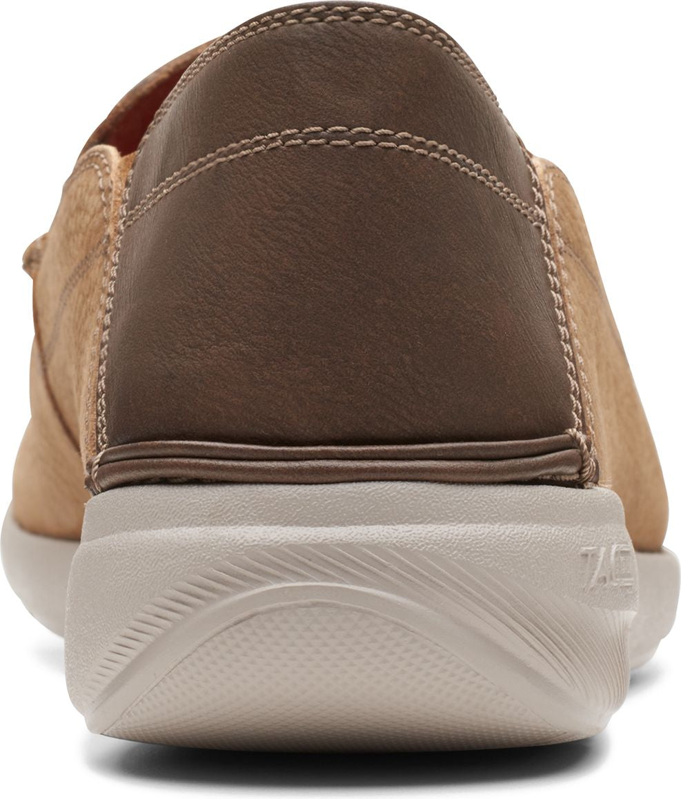 Clarks Shoes Gorwin Step Dark Sand