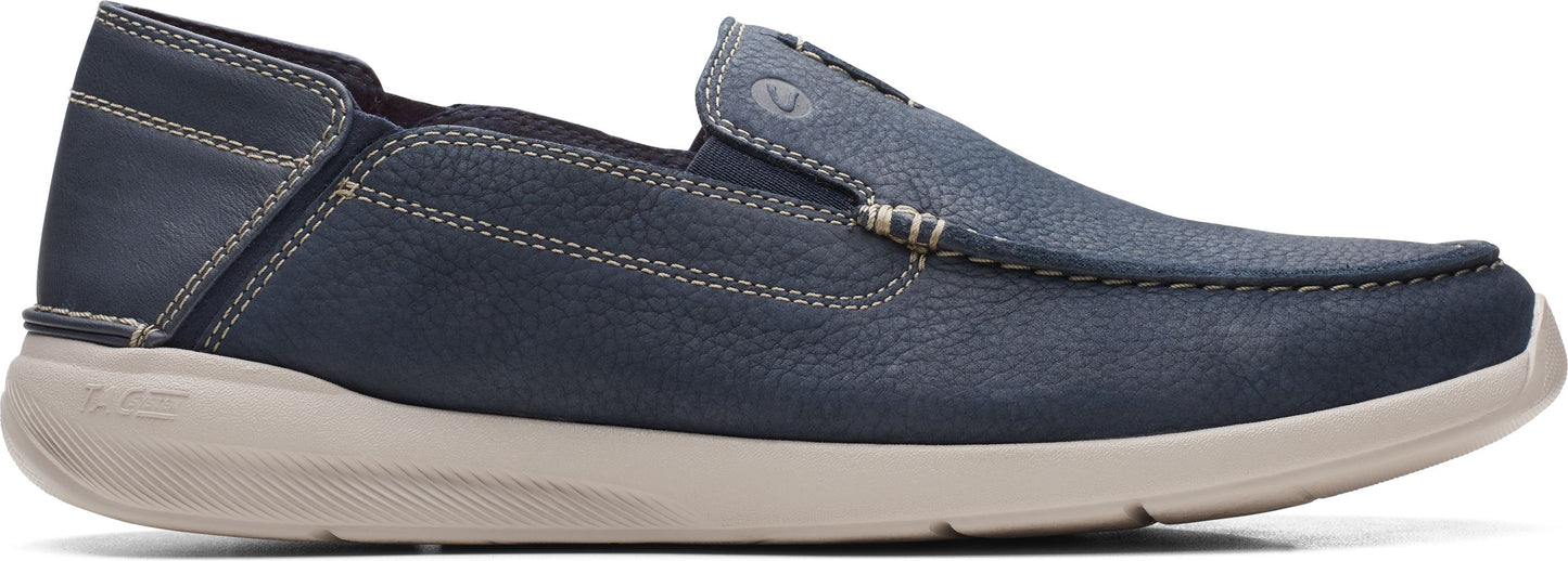 Clarks Shoes Gorwin Step Navy