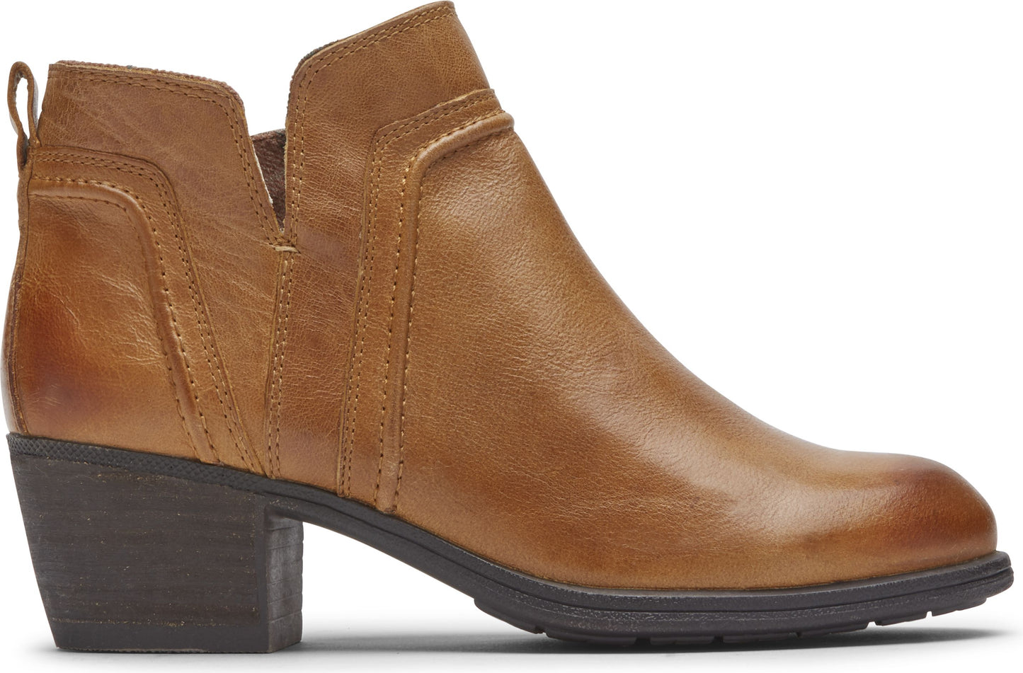 Cobb Hill Boots Anisa Vcut Bootie Brown - Wide