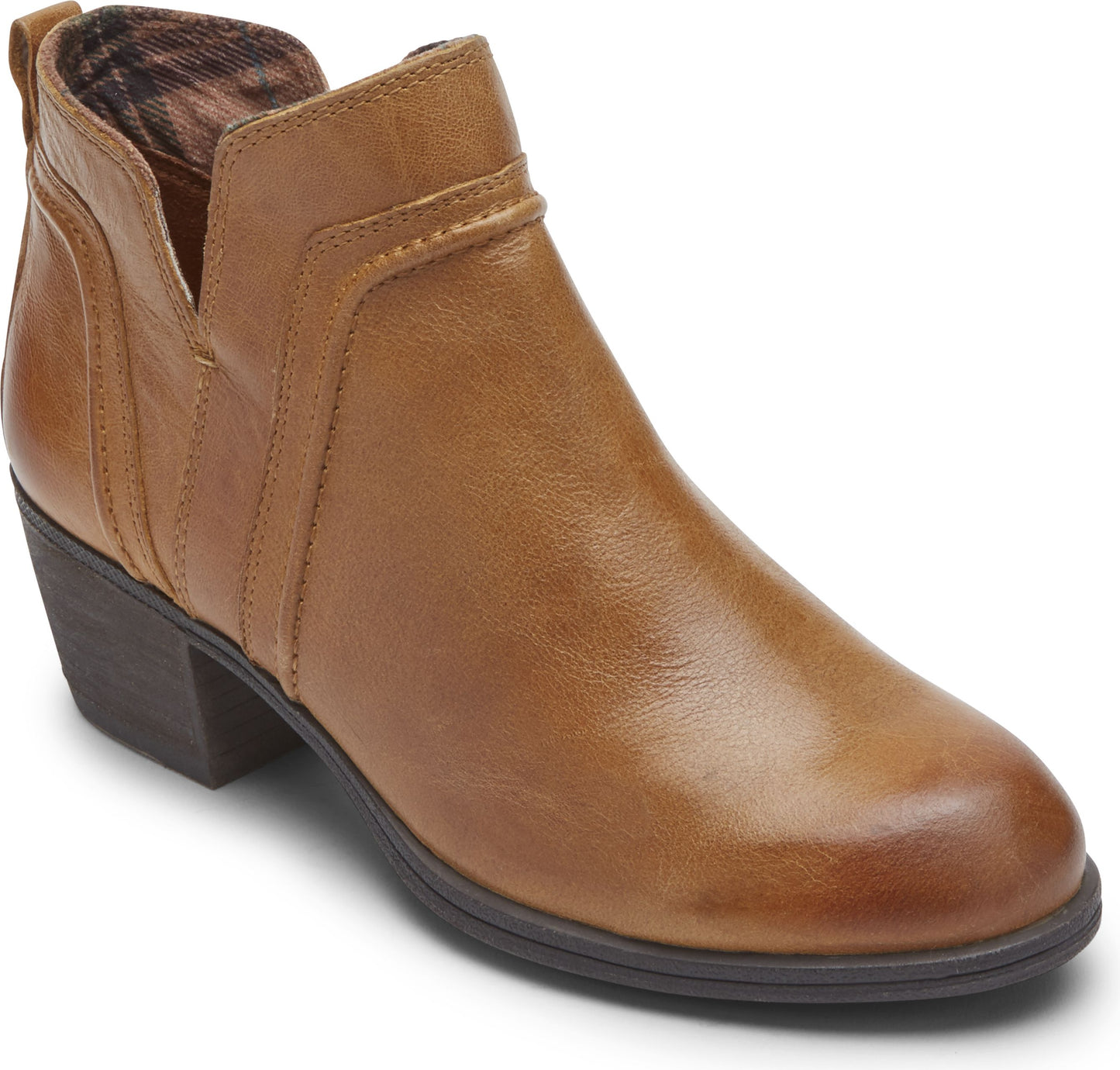 Cobb Hill Boots Anisa Vcut Bootie Brown - Wide