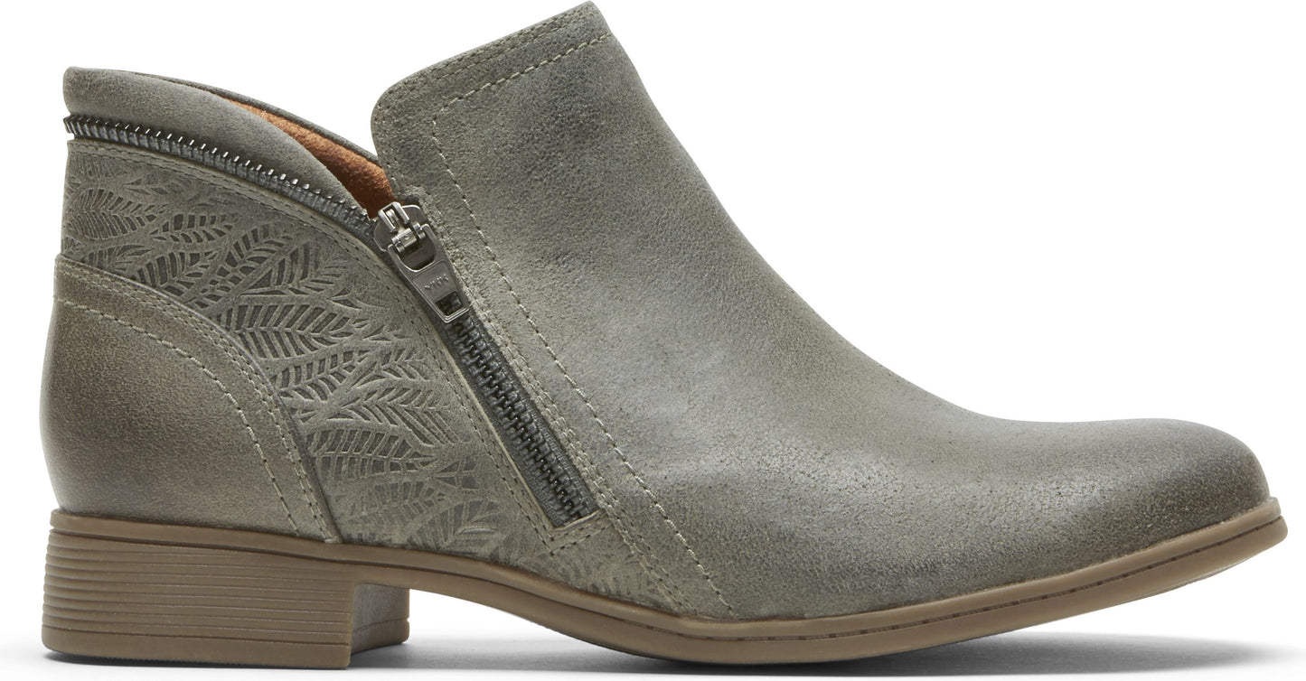 Cobb Hill Boots Crosbie Bootie Green - Wide