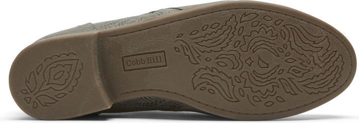 Cobb Hill Boots Crosbie Bootie Green - Wide