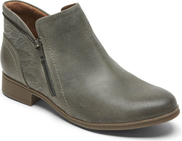 Cobb Hill Boots Crosbie Bootie Green - Wide