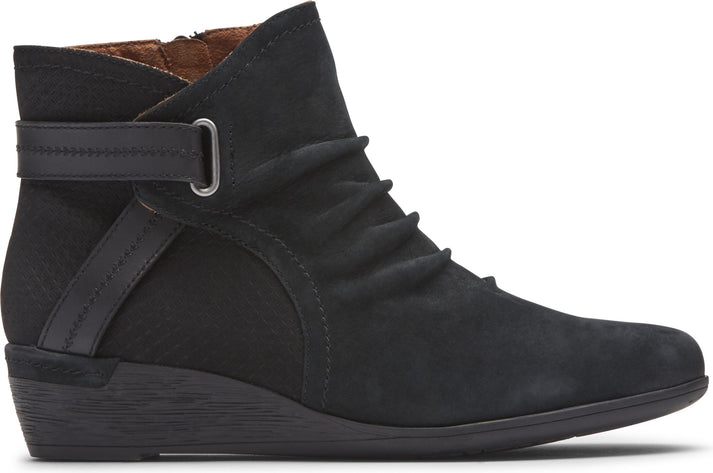 Cobb Hill Boots Devyn Rouched Black