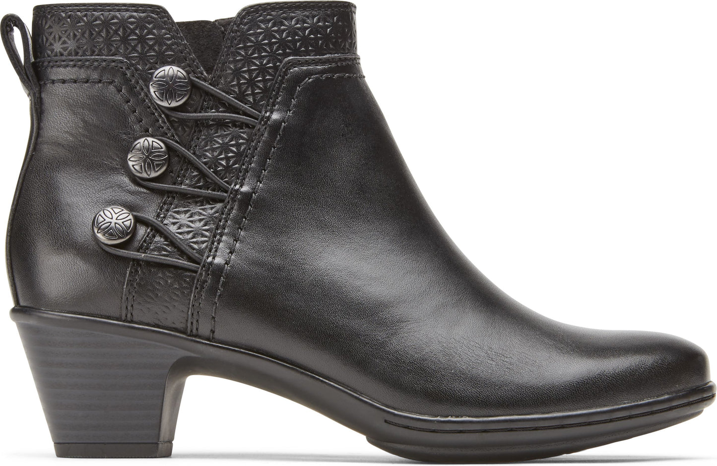 Cobb Hill Boots Kailyn Ankle Boot Black - Wide